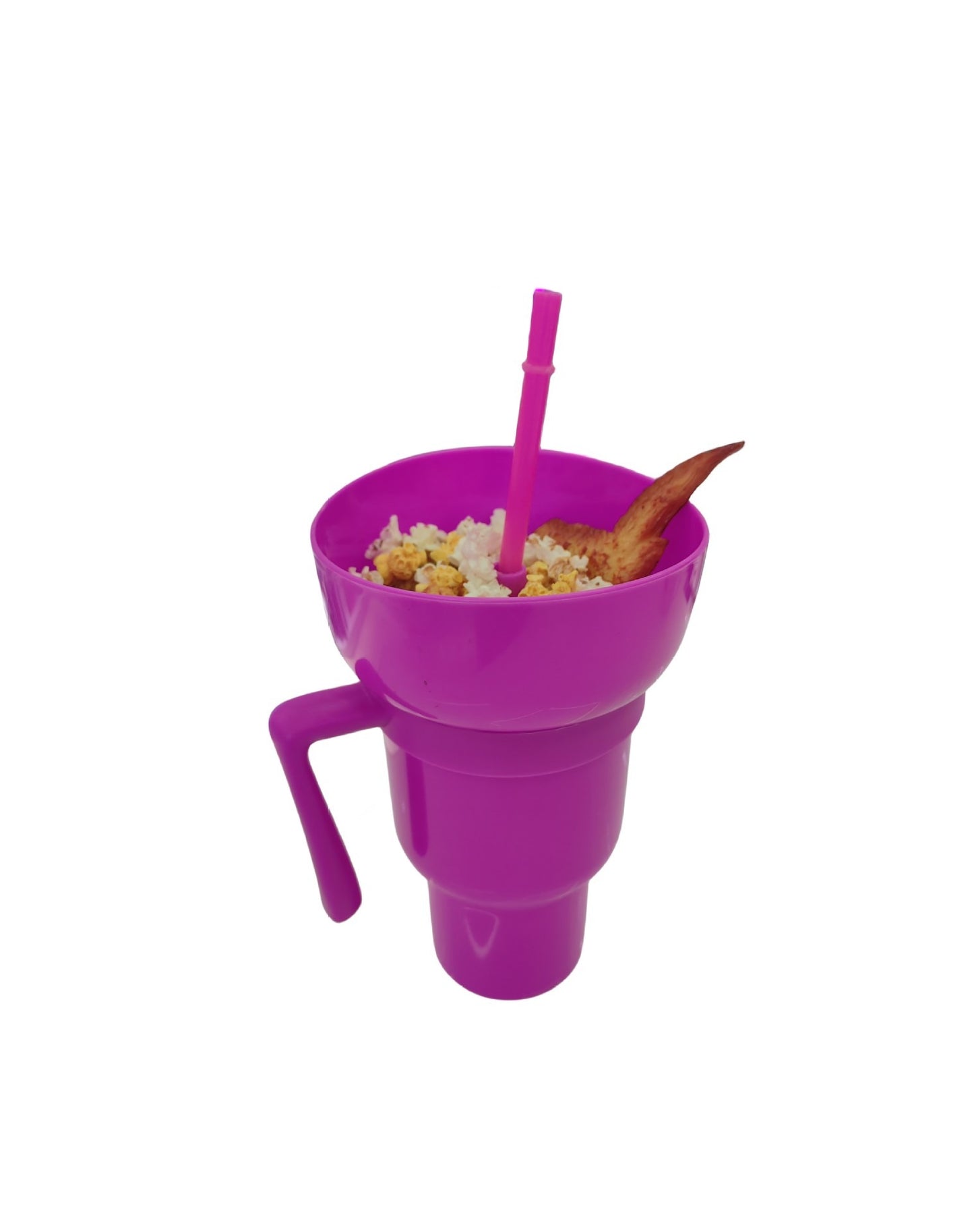 Rice popcorn bucket drink cola juice straw cup popcorn cola bucket