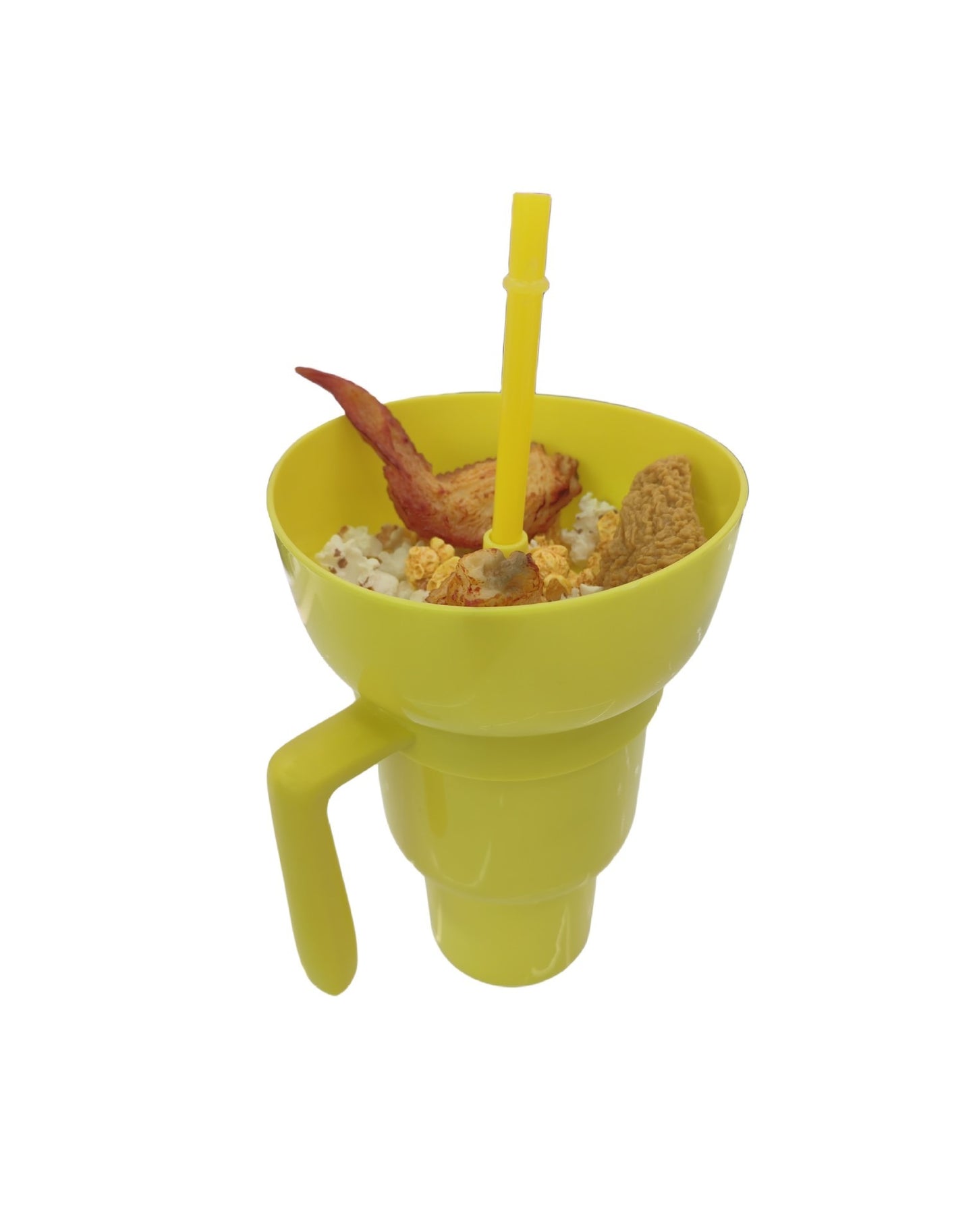 Rice popcorn bucket drink cola juice straw cup popcorn cola bucket
