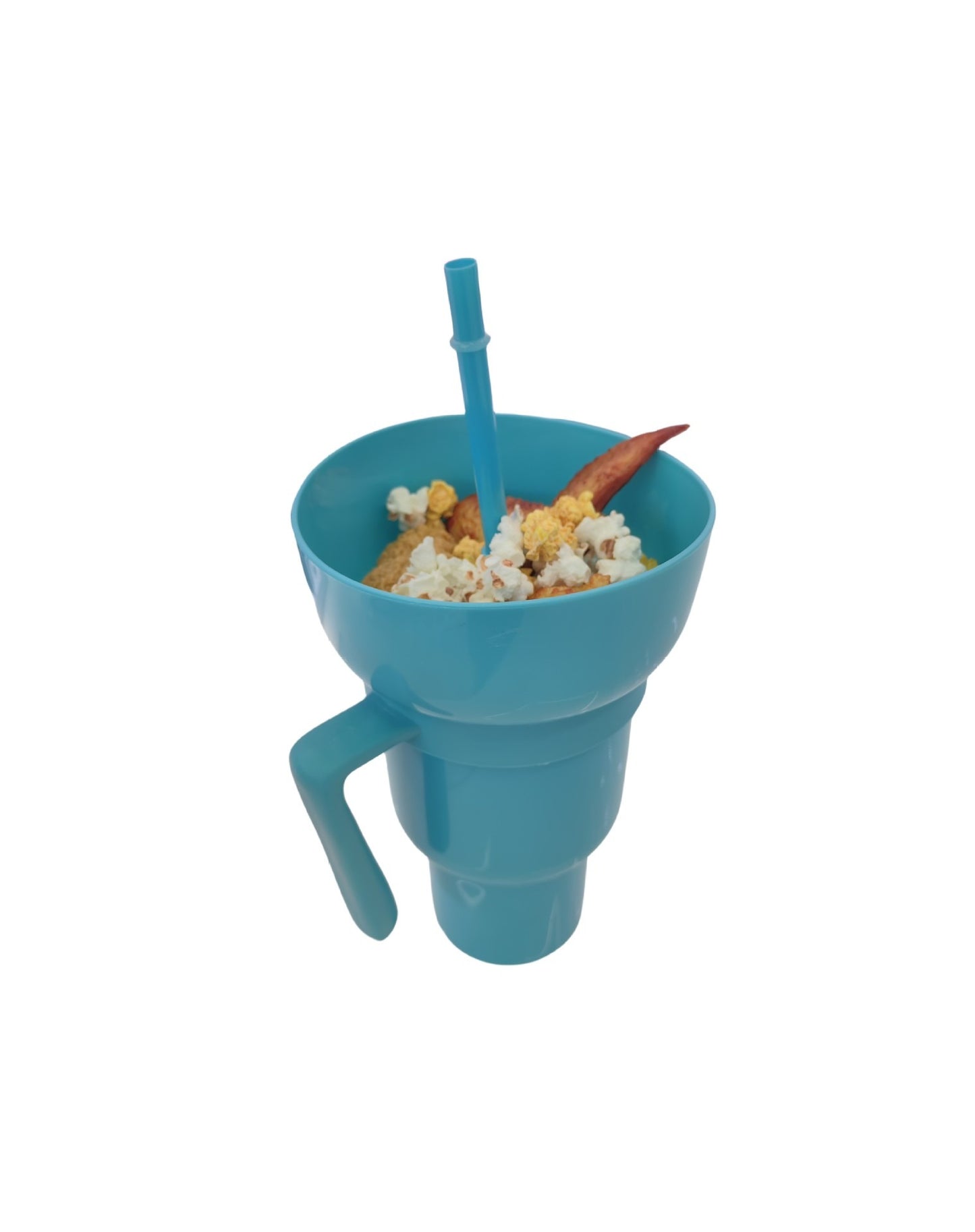 Rice popcorn bucket drink cola juice straw cup popcorn cola bucket