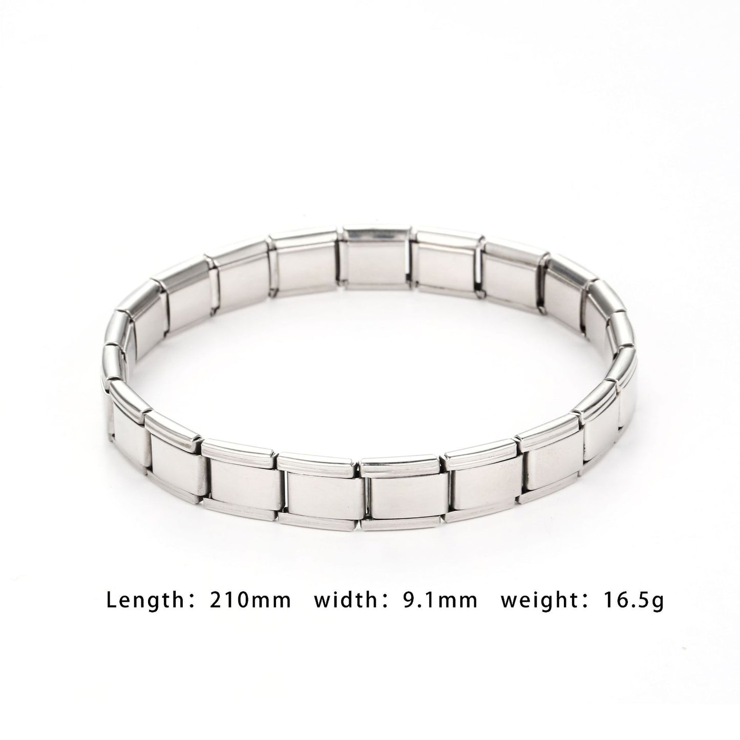 Simple and personalized bracelet with geometric design, fashionable titanium steel bracelets from Europe and America