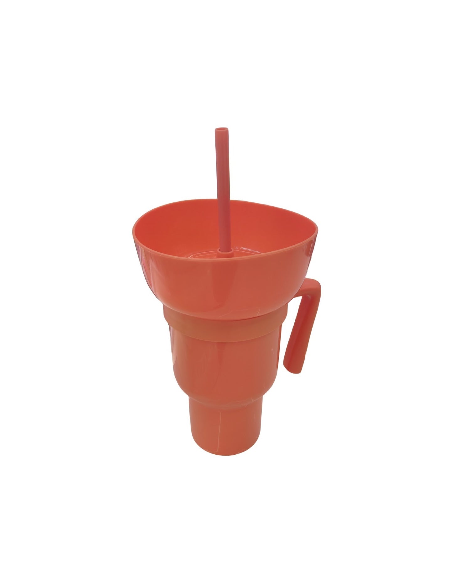 Rice popcorn bucket drink cola juice straw cup popcorn cola bucket