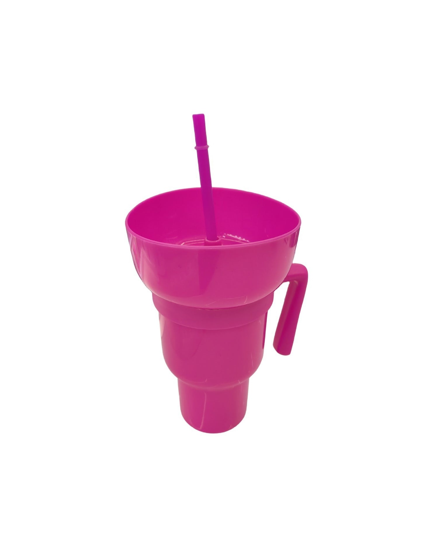 Rice popcorn bucket drink cola juice straw cup popcorn cola bucket